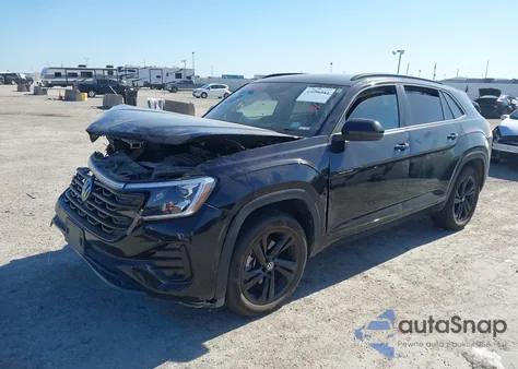 2025 Volkswagen Atlas Cross Sport 2.0T Sel R-Line Black from USA, damaged, VIN 1V2AE2CA8SC221416